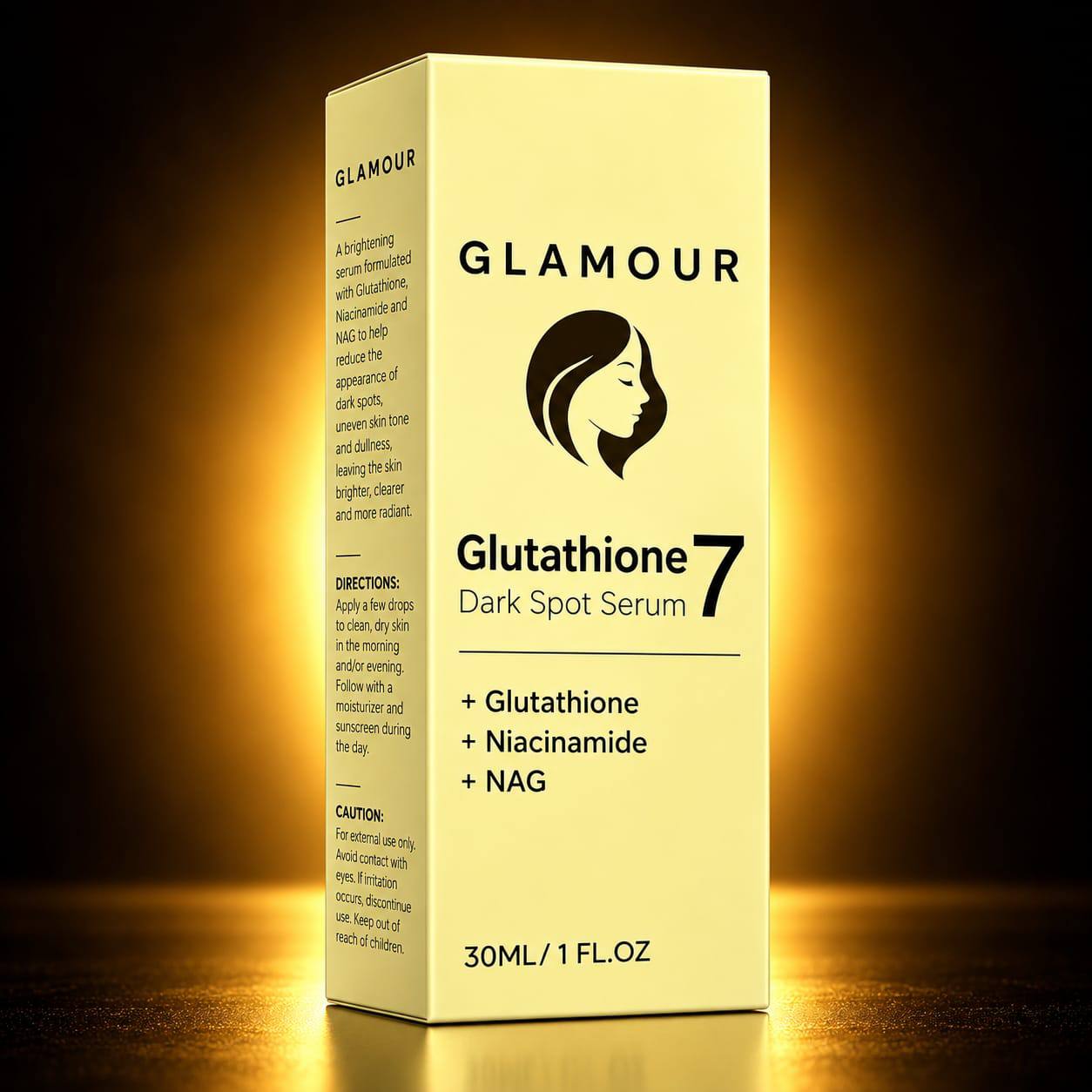 سيروم Glutathione 7 لتفتيح وتوحيد مظهر البشرة – 30 مل